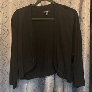 Apt. 9 Women's Classic Black Open-Front Shrug